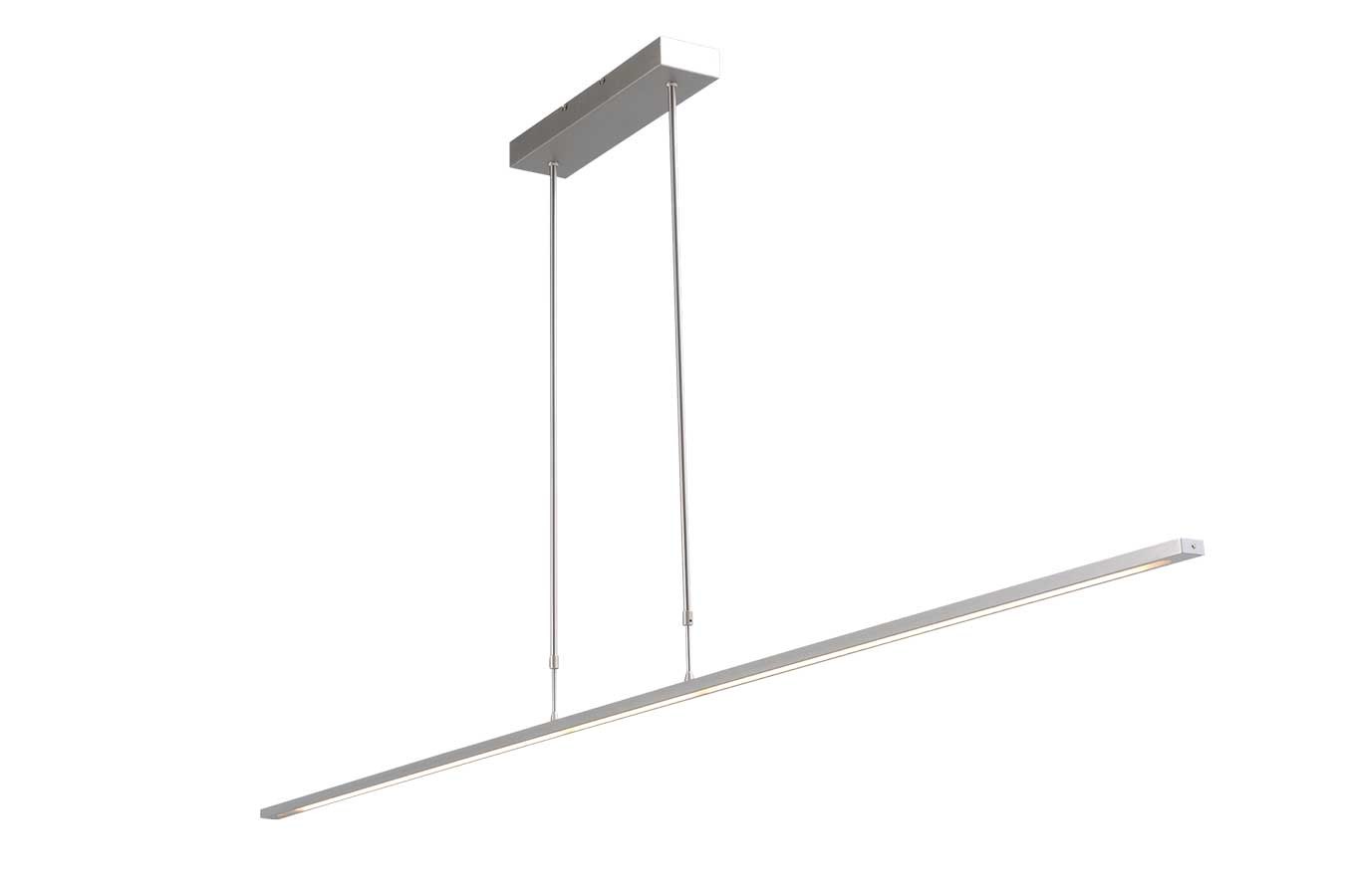 Hängeleuchte nickel B 200 cm  Hängeleuchte nickel B 200 cm