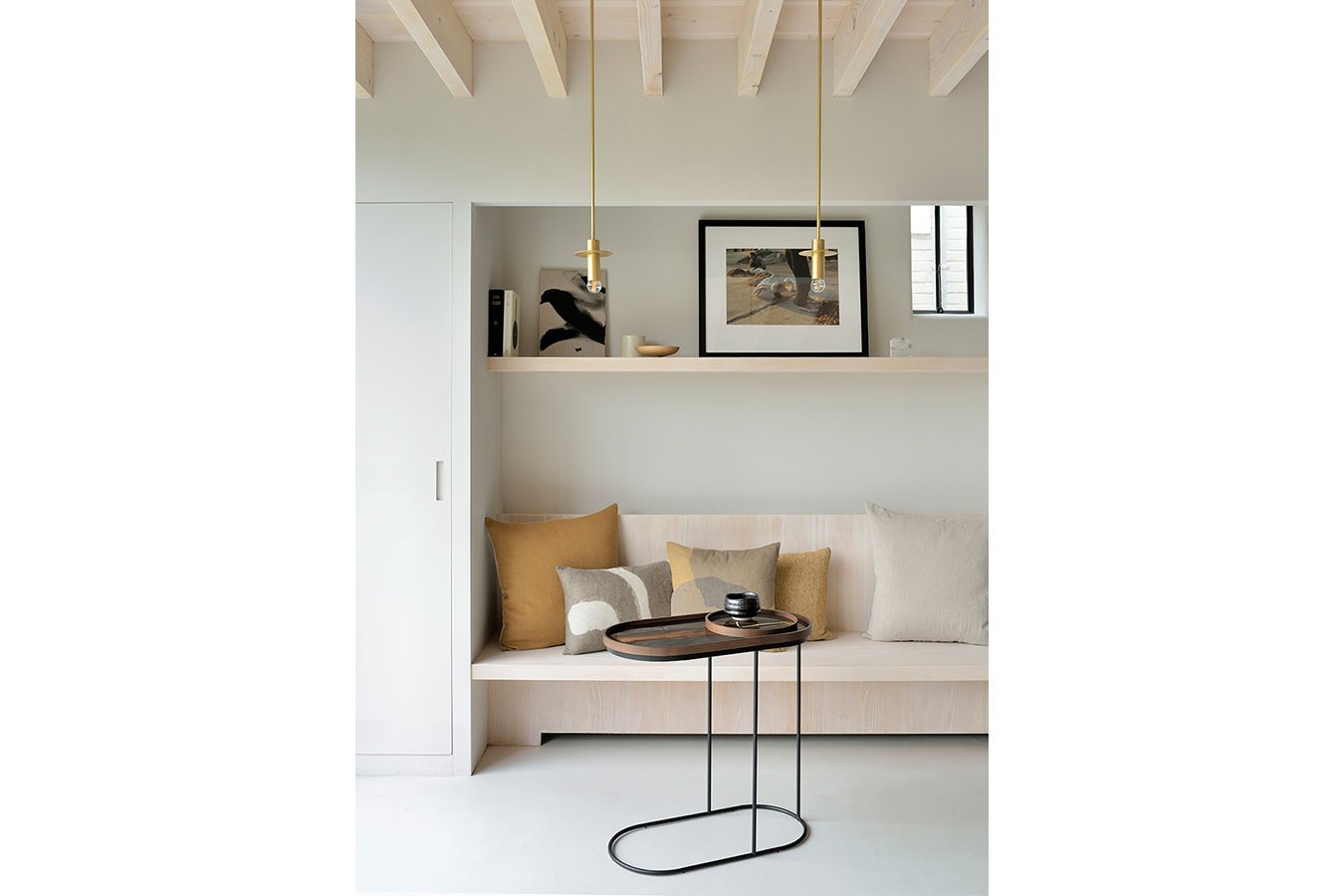 Couchtischgestell hoch oval B 69 cm