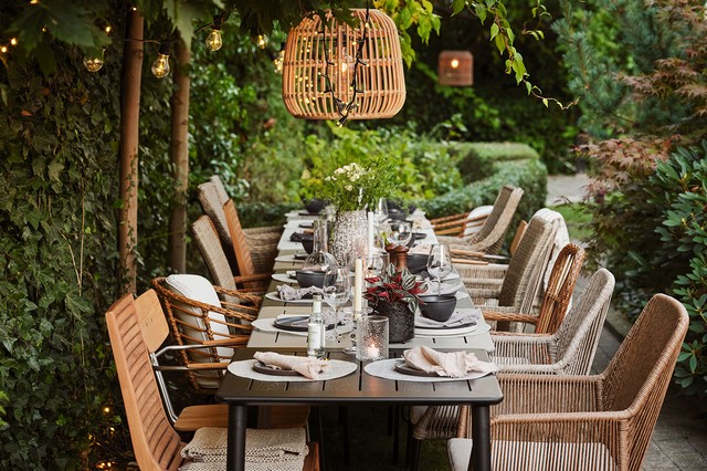 Gartenstuhl mit Auflage Midway beige