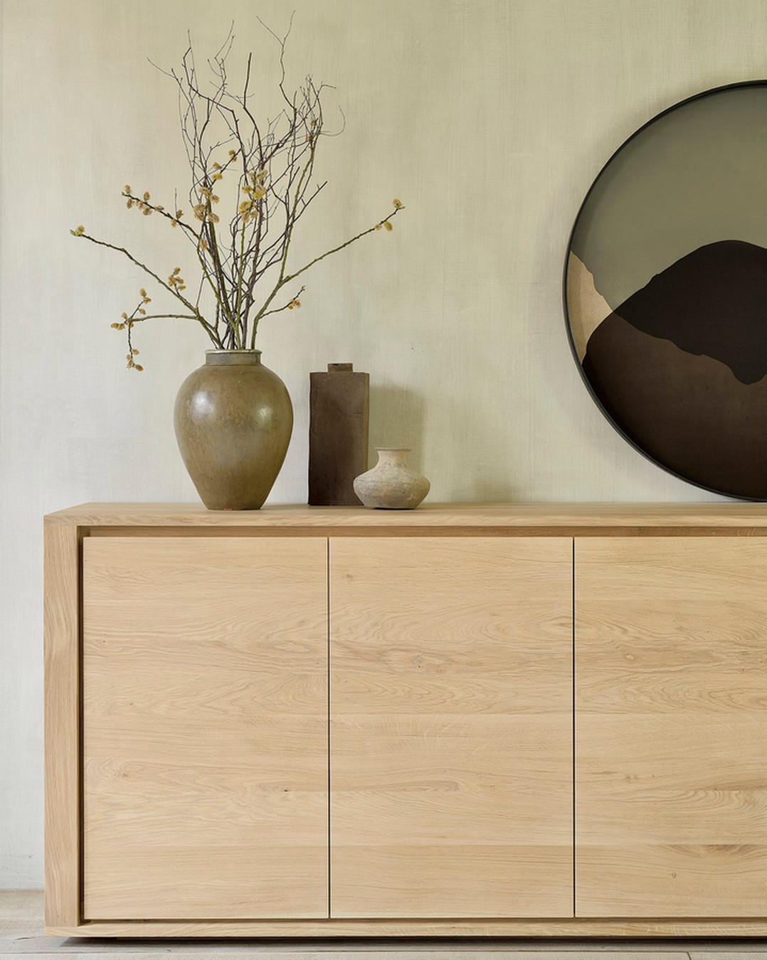 Anrichte Shadow Eiche massiv B 156 cm