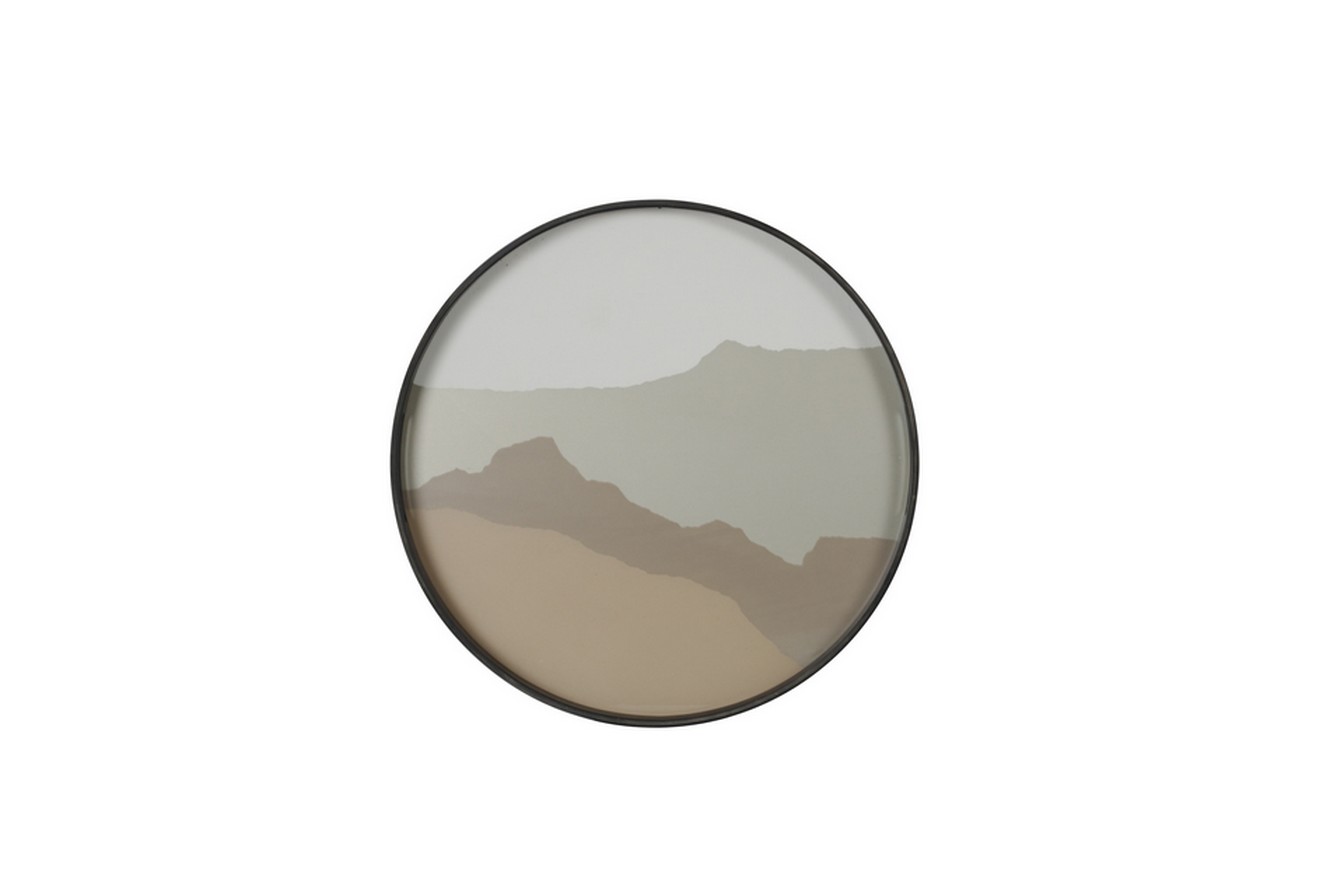 Notre Monde Tablett Sand Wabi Sabi D 48 cm