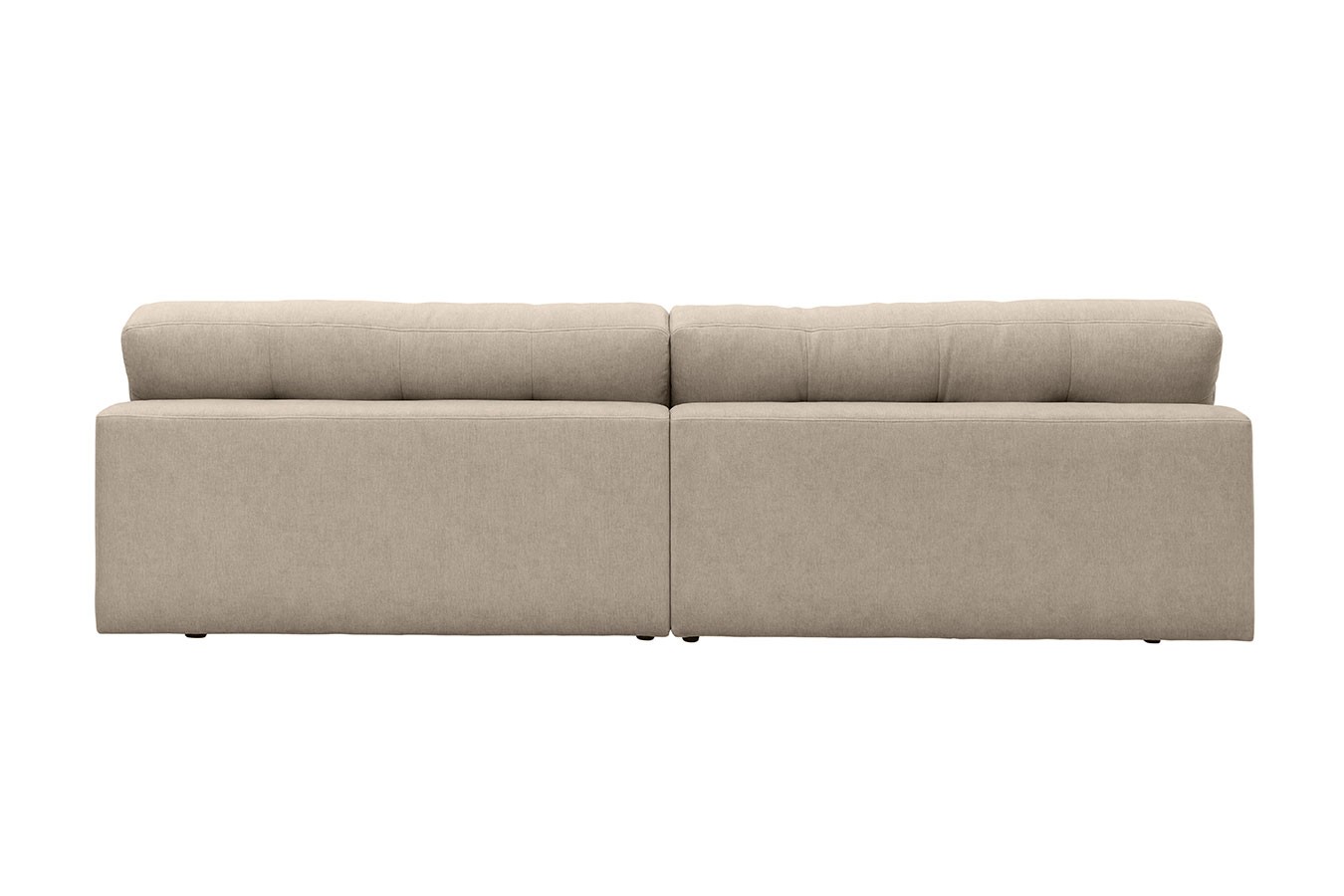 Sofa Tizio 3-Sitzer Stoff champagner