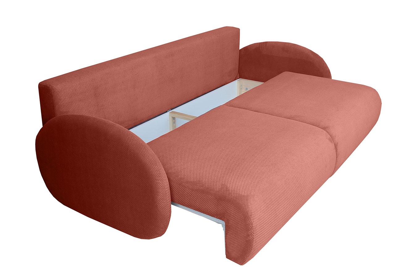 Schlafsofa Siena Stoff altrosa