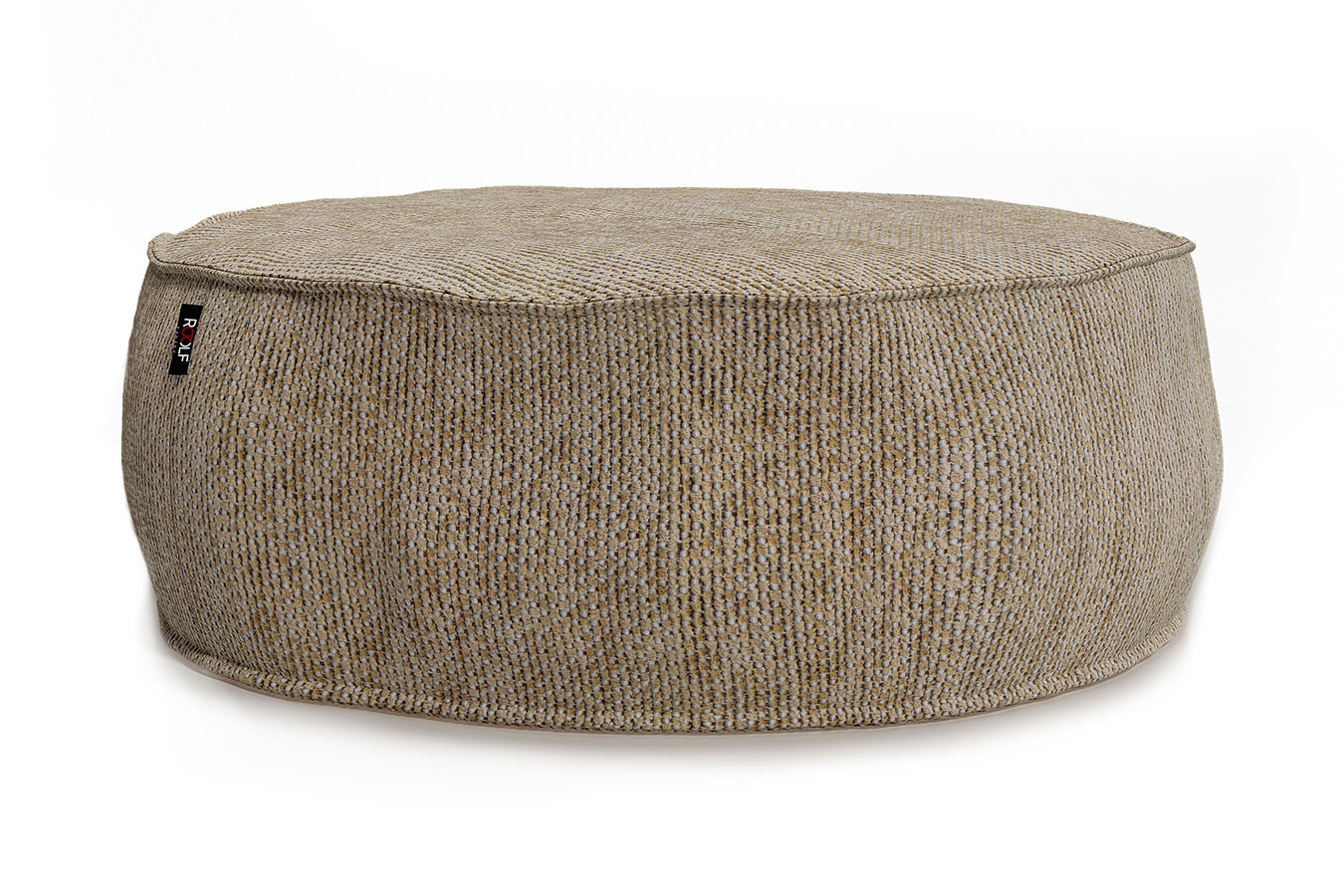 Sitzkissen Silky Outdoor rund beige