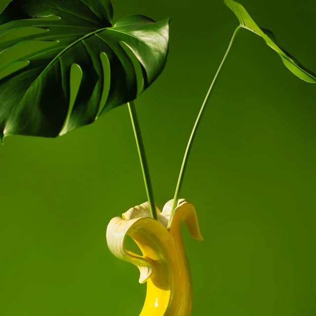 Vase Banana Romance gelb L