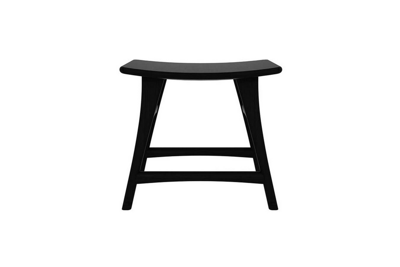 Sitzhocker Osso Eiche schwarz H 48 cm