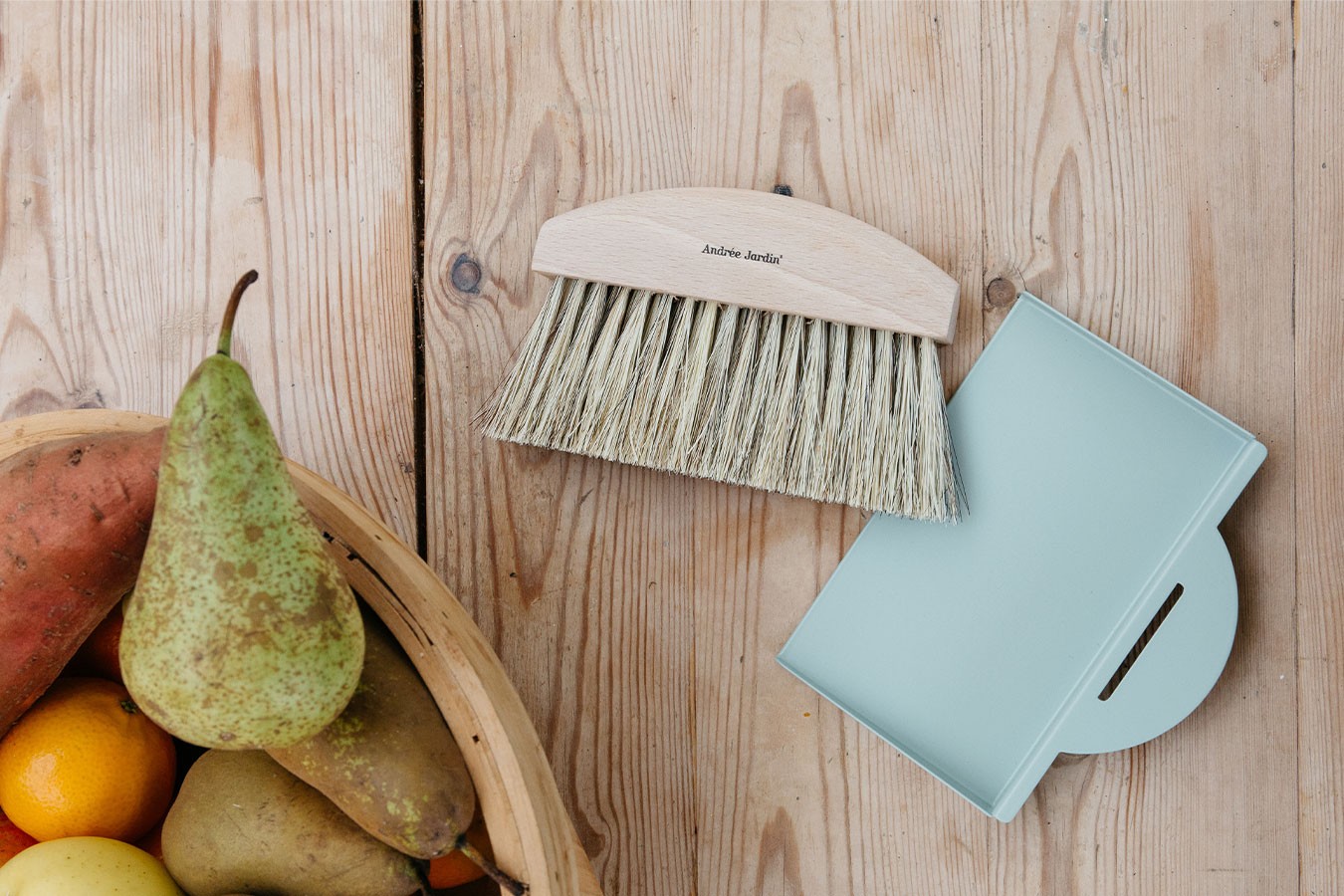 Krümelbesen Set Clynk Natural Collection mint