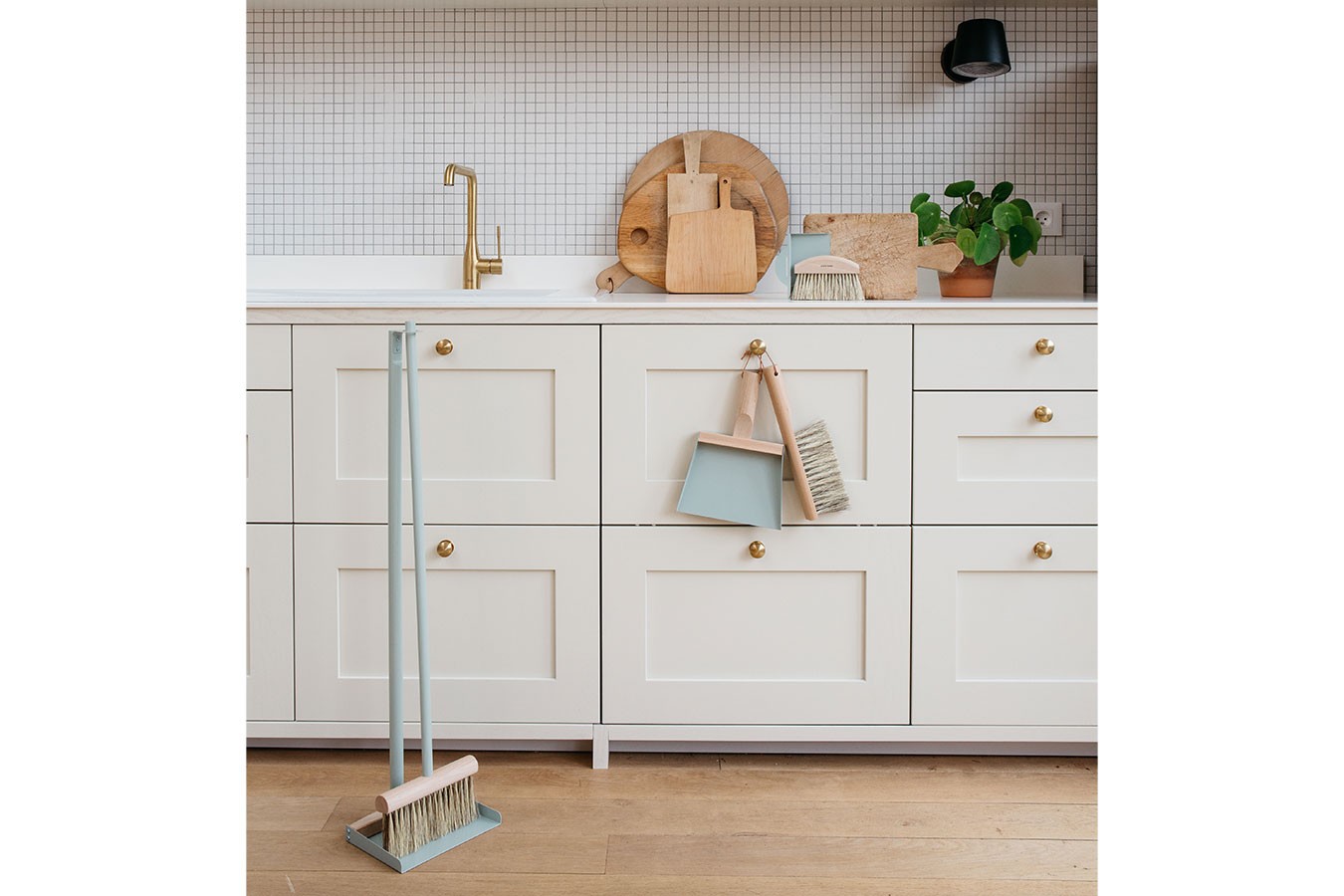 Krümelbesen Set Clynk Natural Collection mint