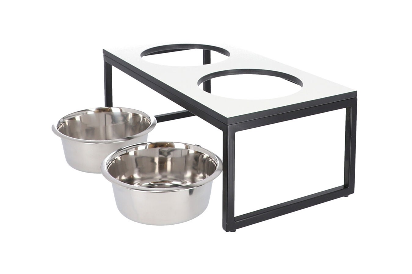 Hundenapf Dimo Design schwarz weiss