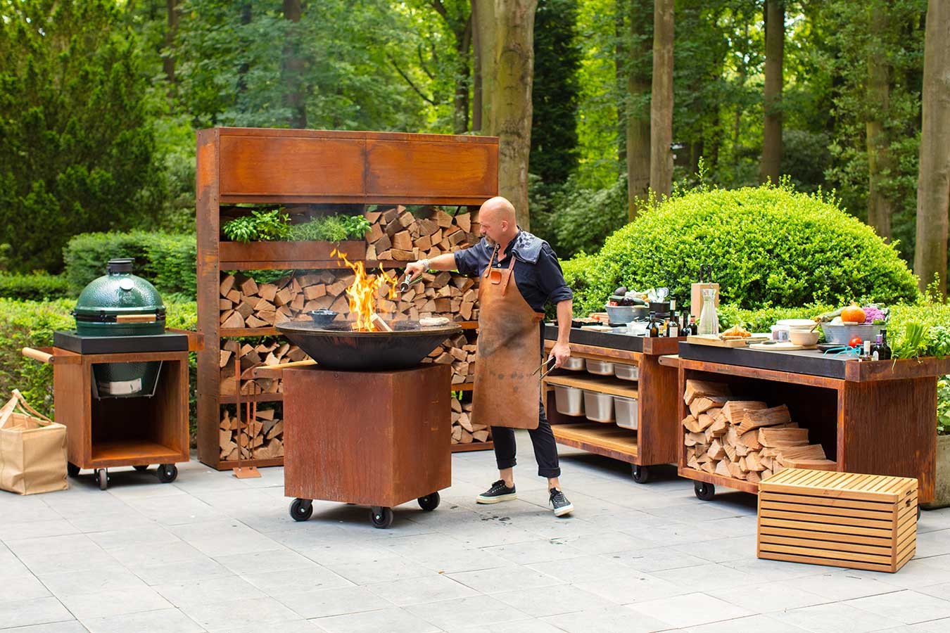 Ofyr Storage Insert PRO Teakholz Large
