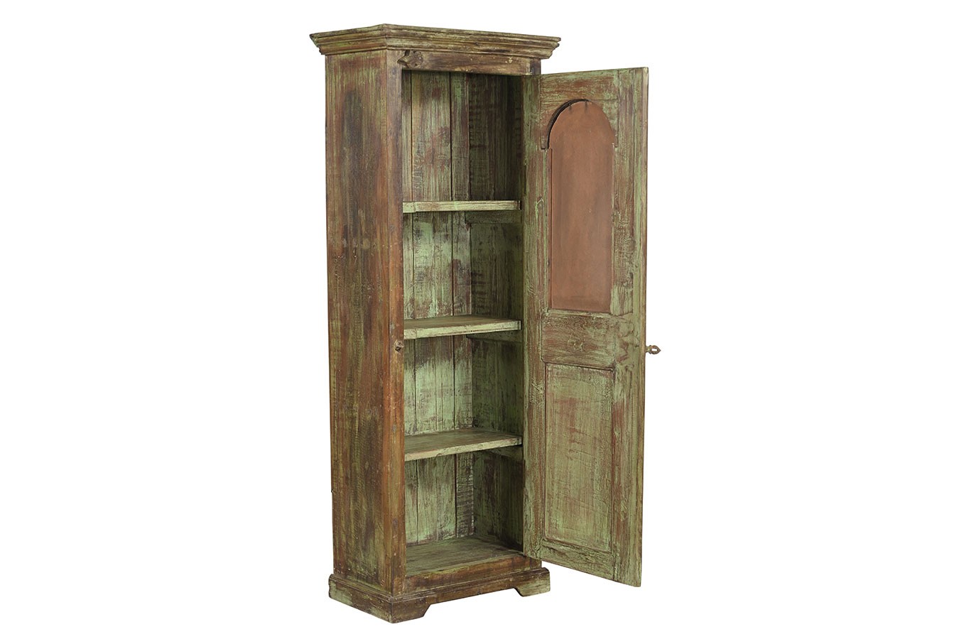 Vitrinen Schrank Vintage grün