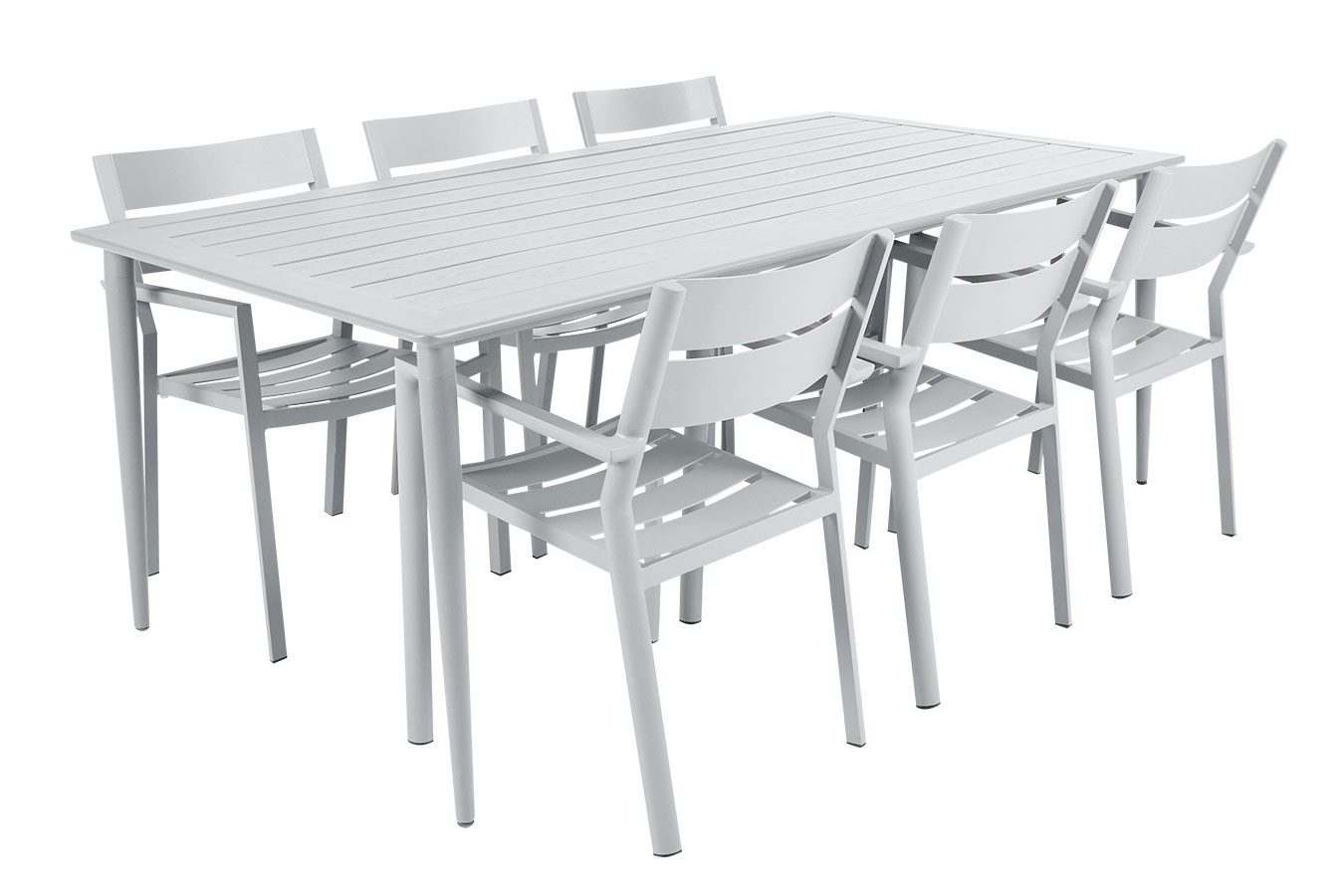 Gartenstuhl Delia stapelbar weiss