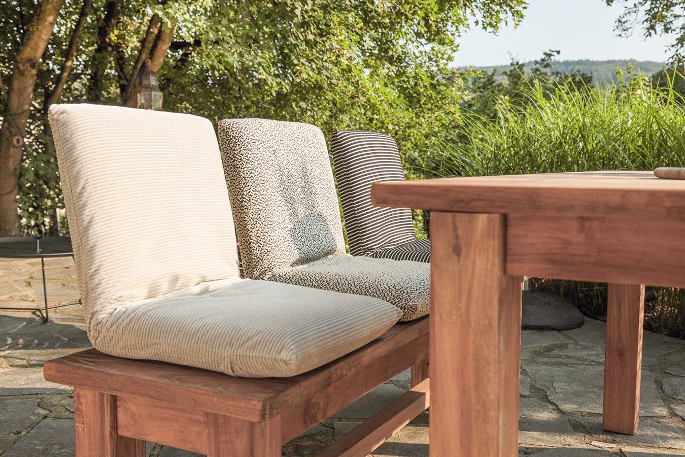 Gartentisch Arles Teak massiv 220