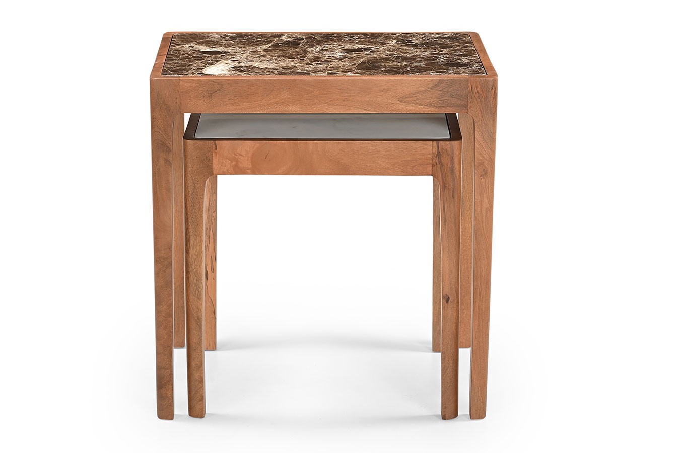 Beistelltisch 2er-Set Gats Marmor
