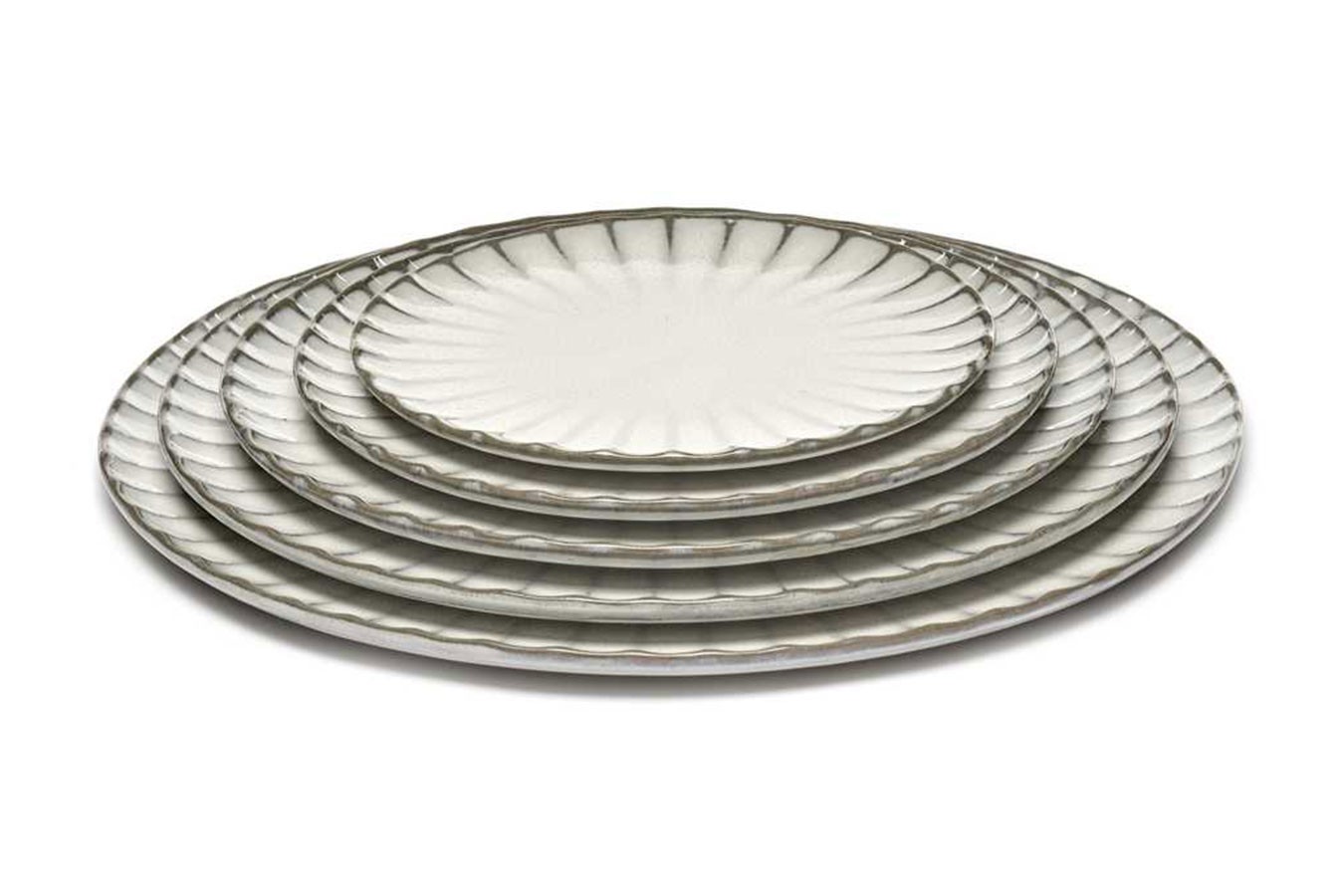 Essteller Steingut weiß D 27 cm