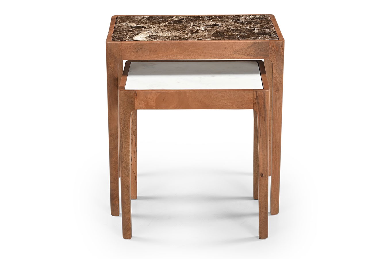 Beistelltisch 2er-Set Gats Marmor