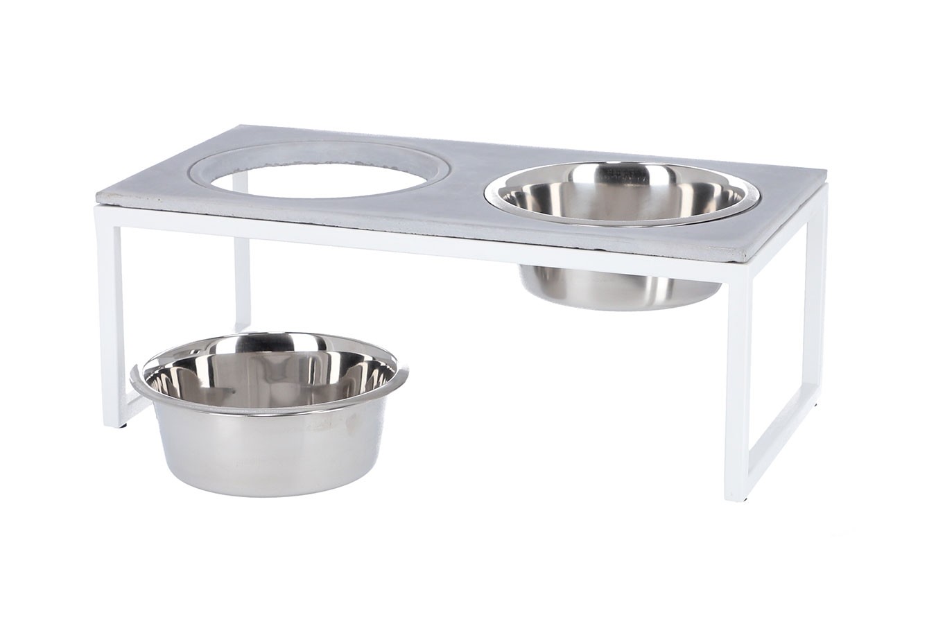 Hundenapf Dimo Design weiss beton