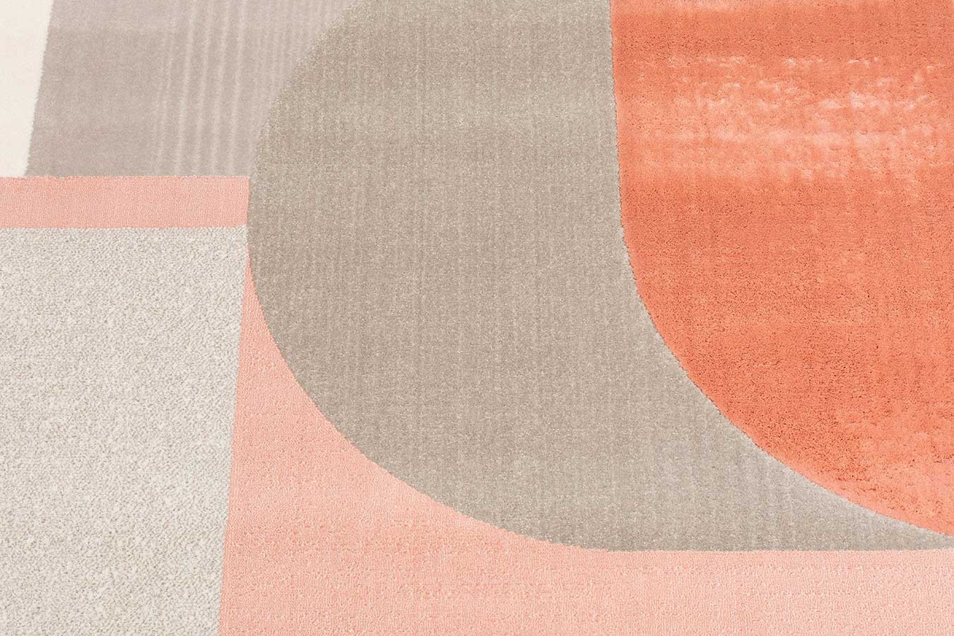 Teppich grau rosa 200 x 290cm