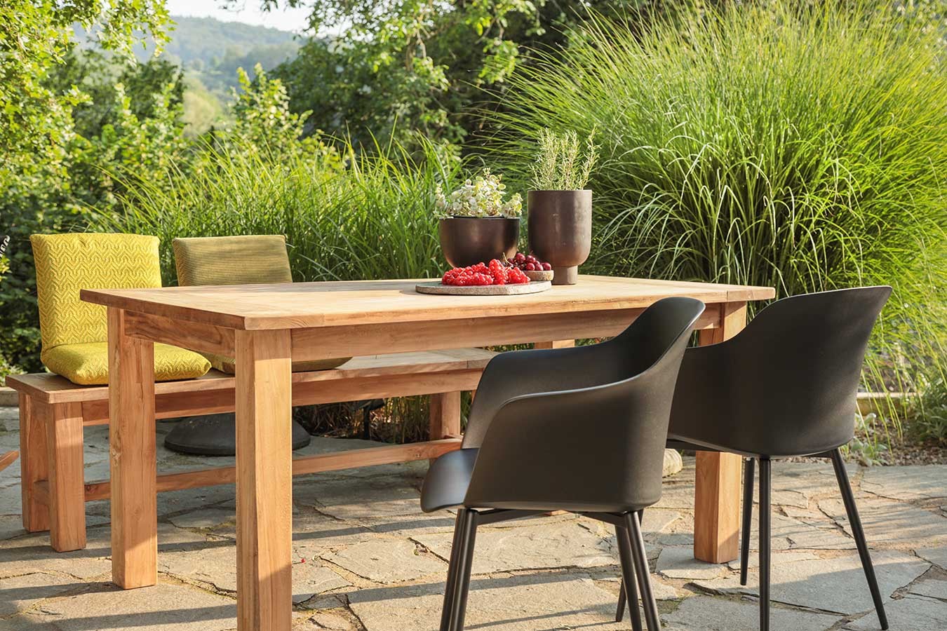 Gartentisch Arles Teak massiv 220