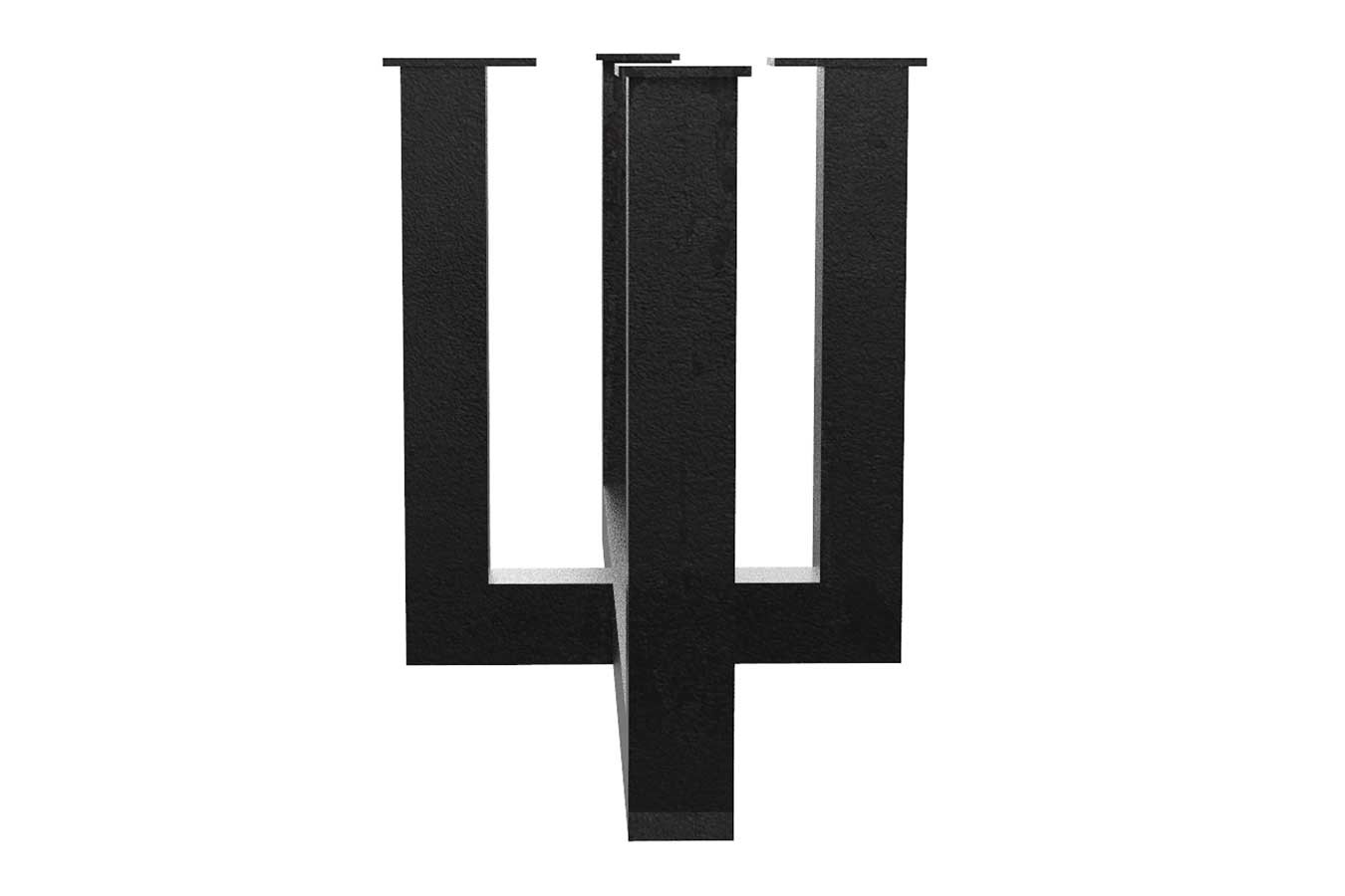 Tischgestell "U" lang kurz Stahl B 180 cm