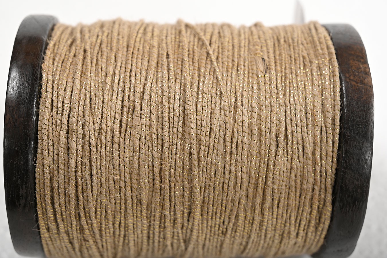 Jute-Lurex Band Ribbons 200m gold