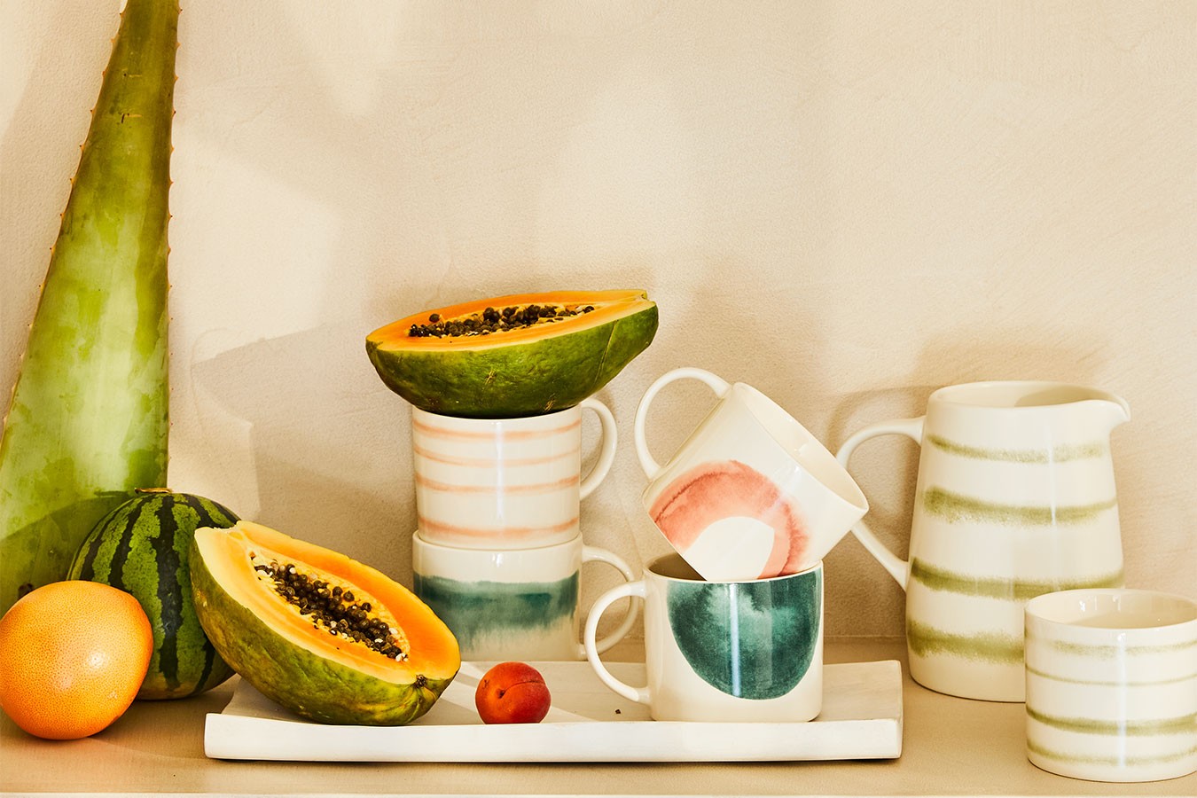 Tasse Tazza orange D 10,5 cm
