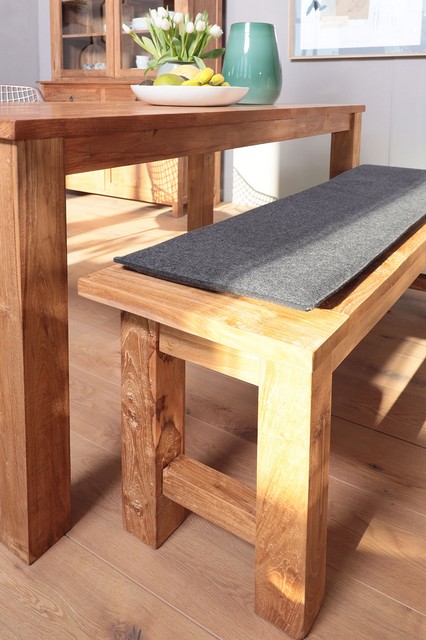 Esstisch Loft Teakholz massiv 220 cm