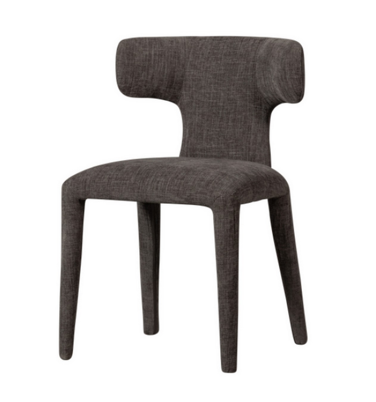 Designerstuhl Kermit Stoff graubraun