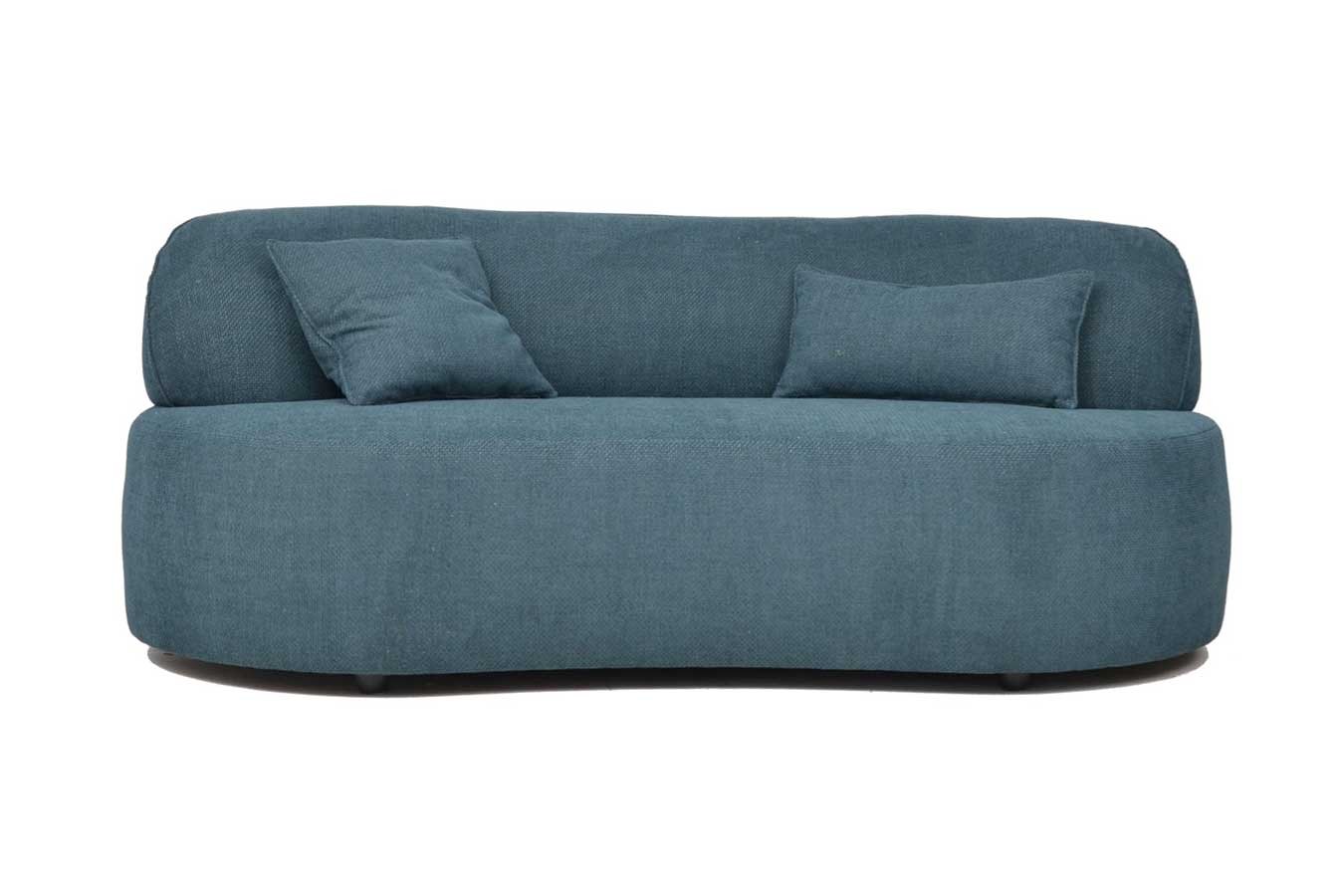 Designersofa Alexa Stoff blau
