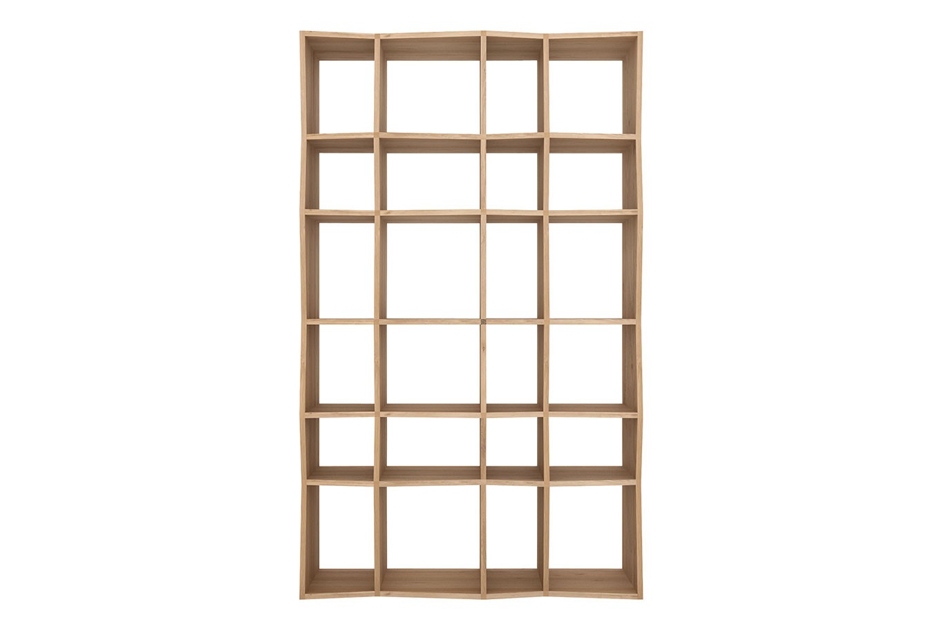 Regal Z Eiche massiv B 125 cm