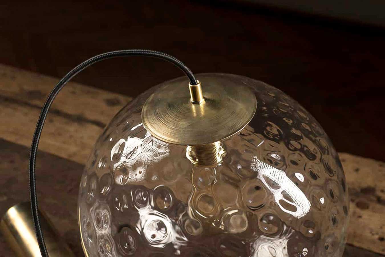 Hängelampe Globe Glas klar D 30 cm