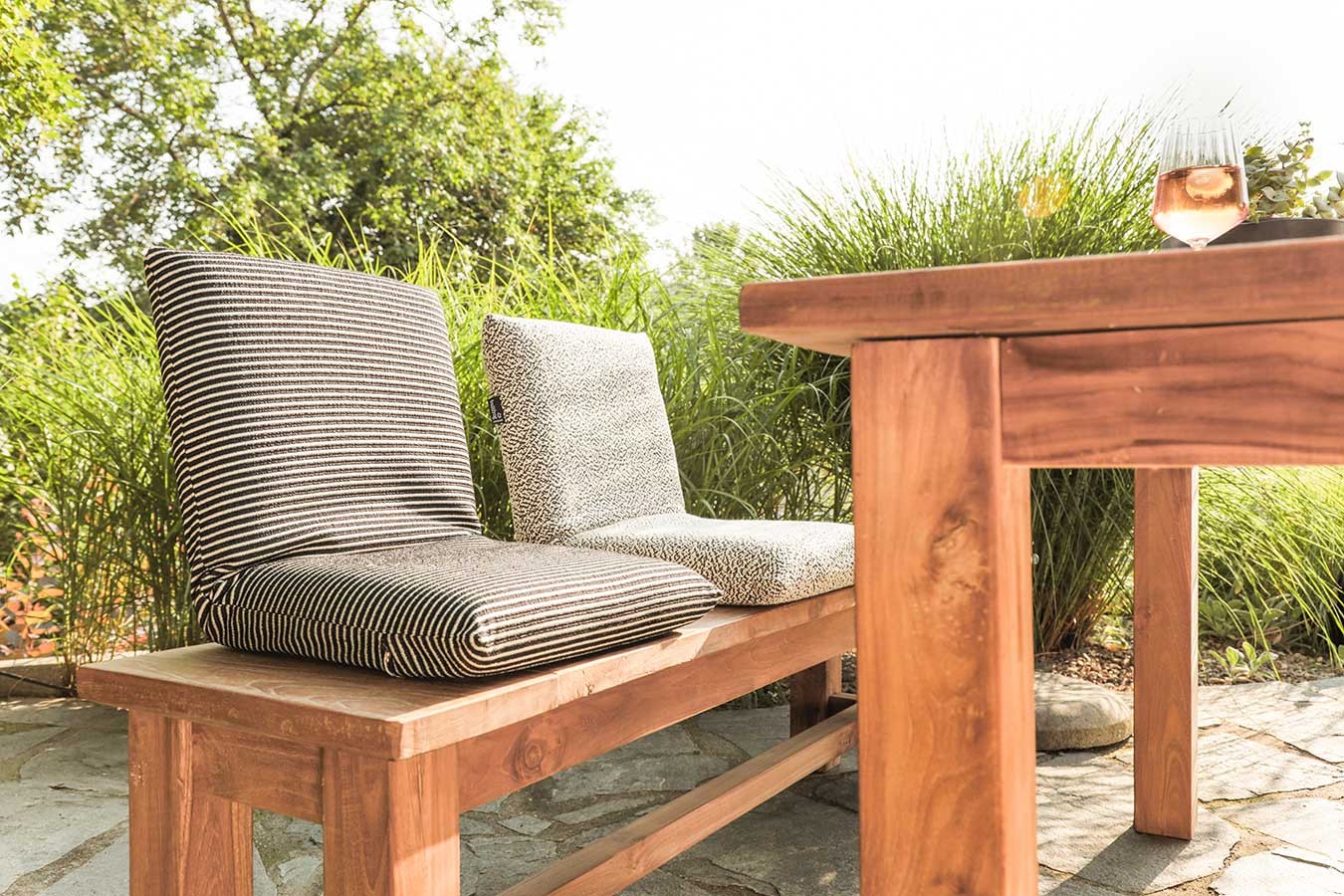 Gartentisch Arles Teak massiv 180