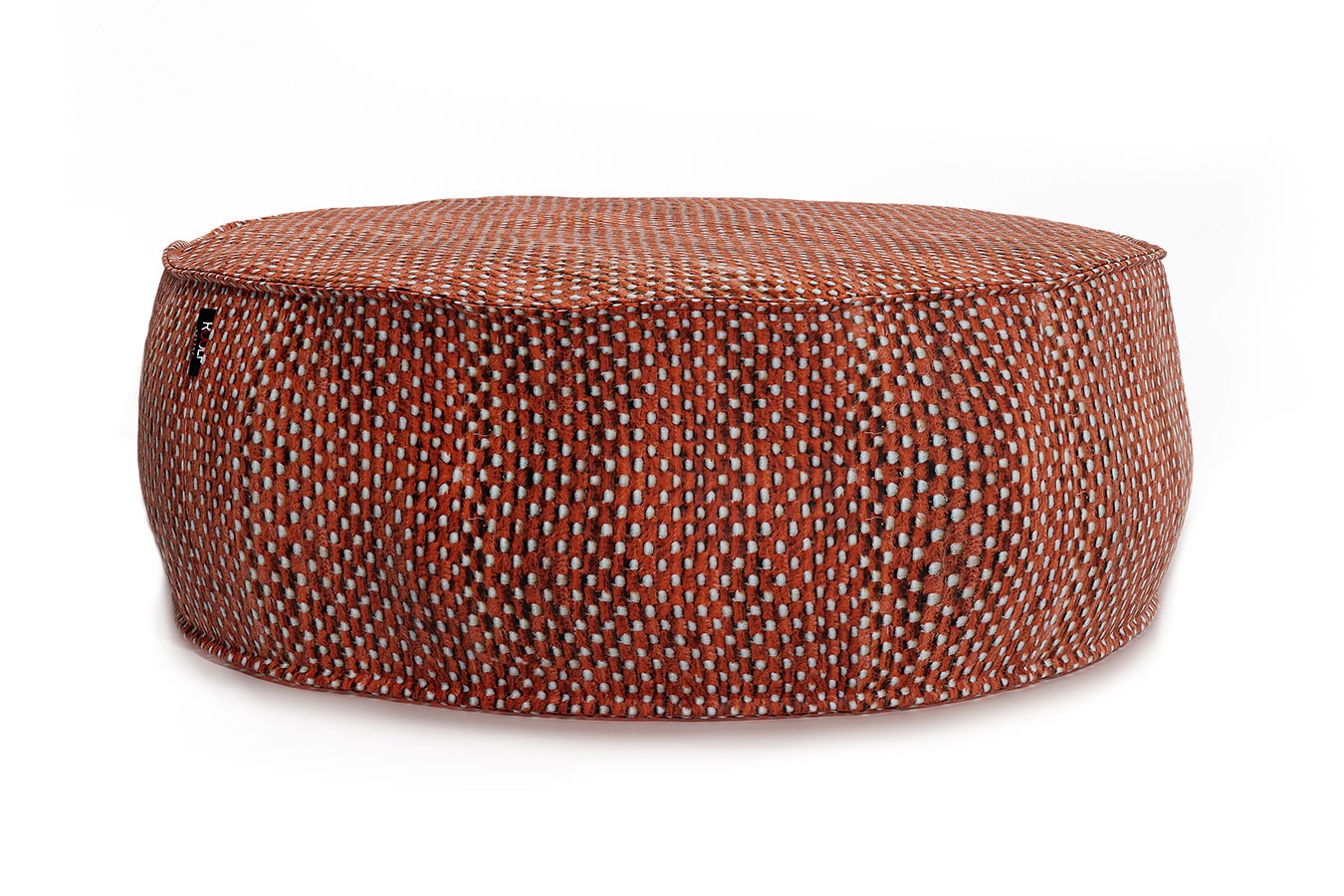 Sitzkissen Silky Outdoor rund terrakotta