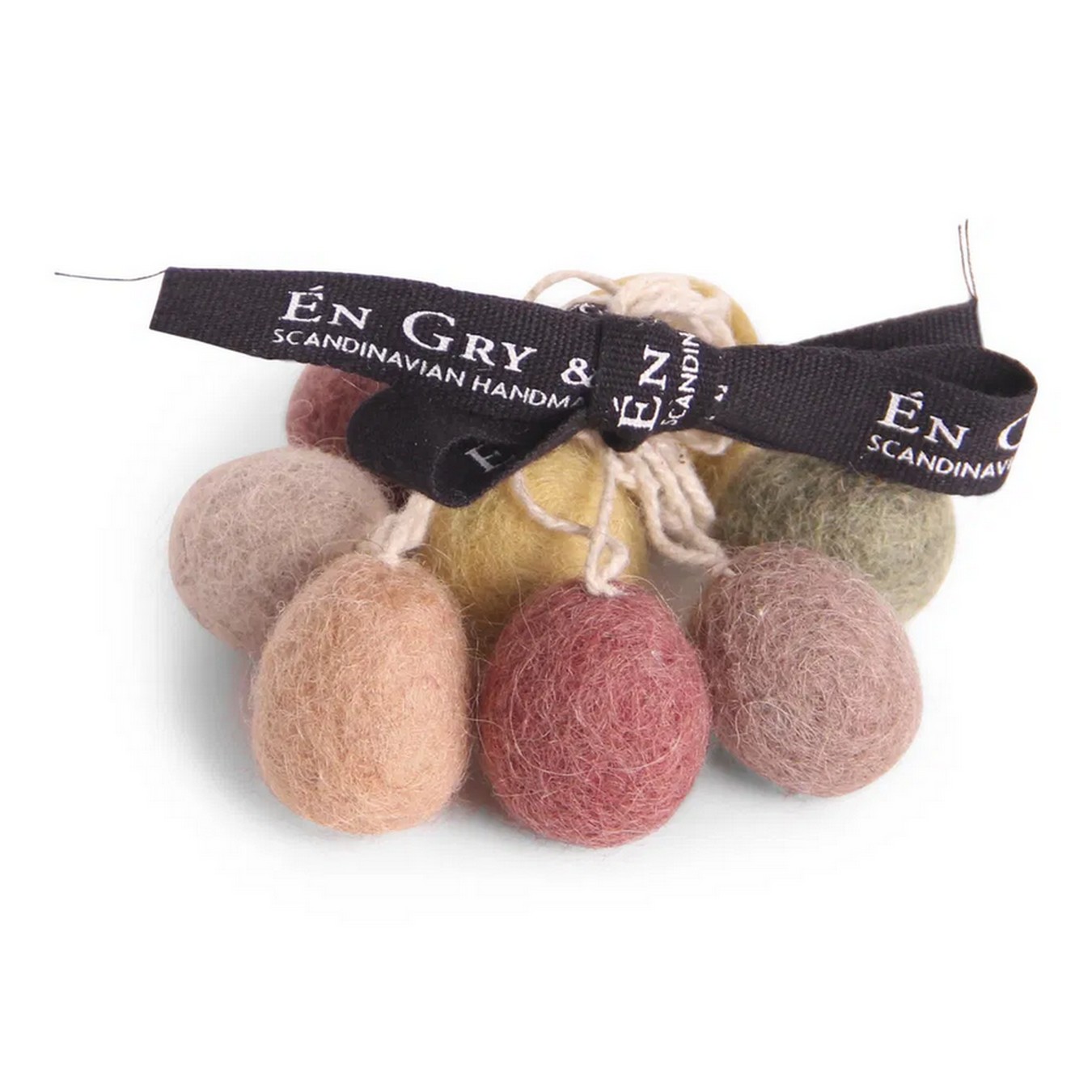 Anhänger Mini Eggs Filzei 8er Set bunt