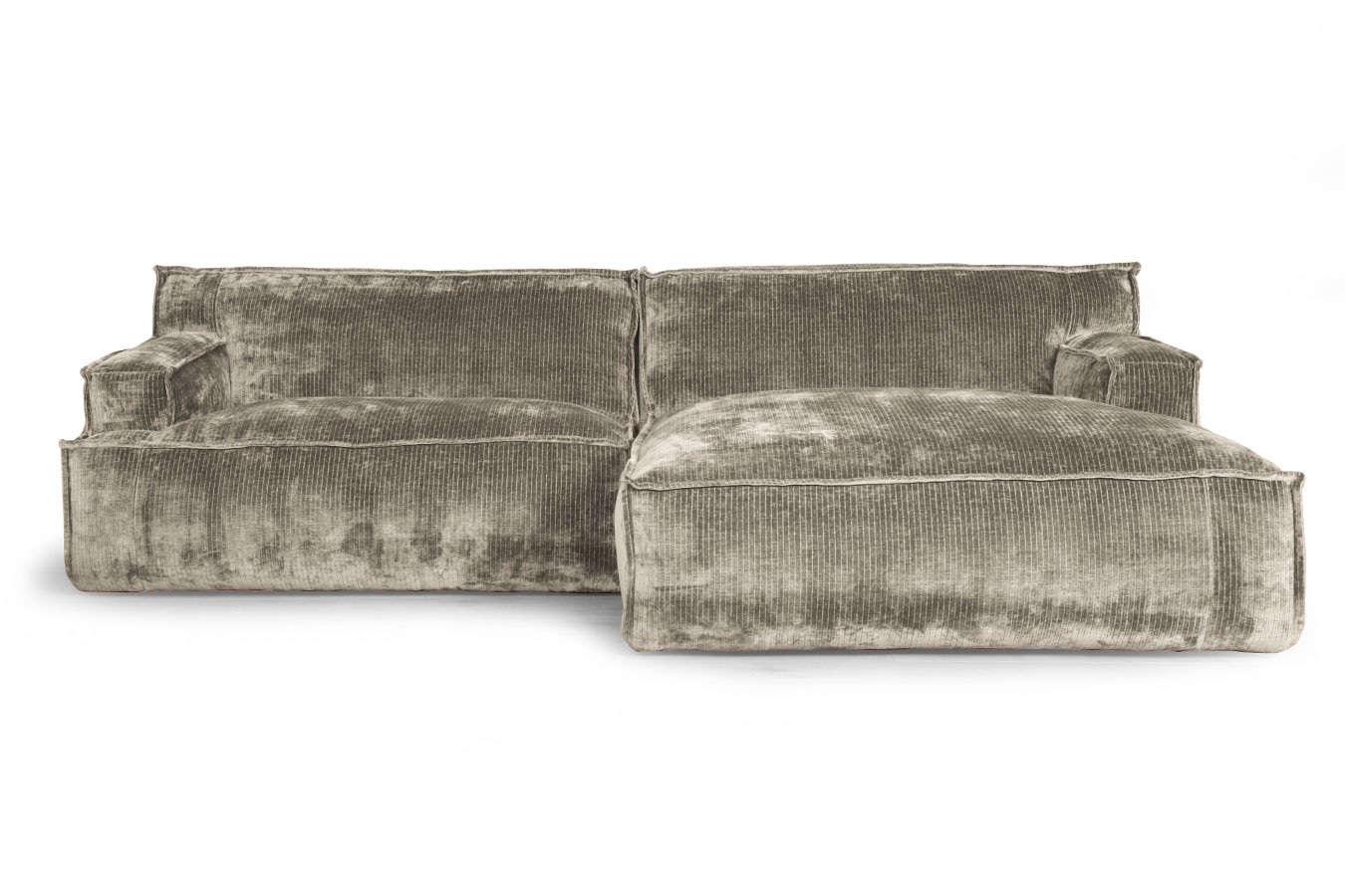 Ecksofa Plantes Cord khaki