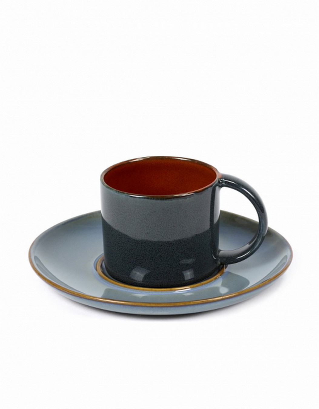 Espressotasse Terres de Reves rost dunkelblau