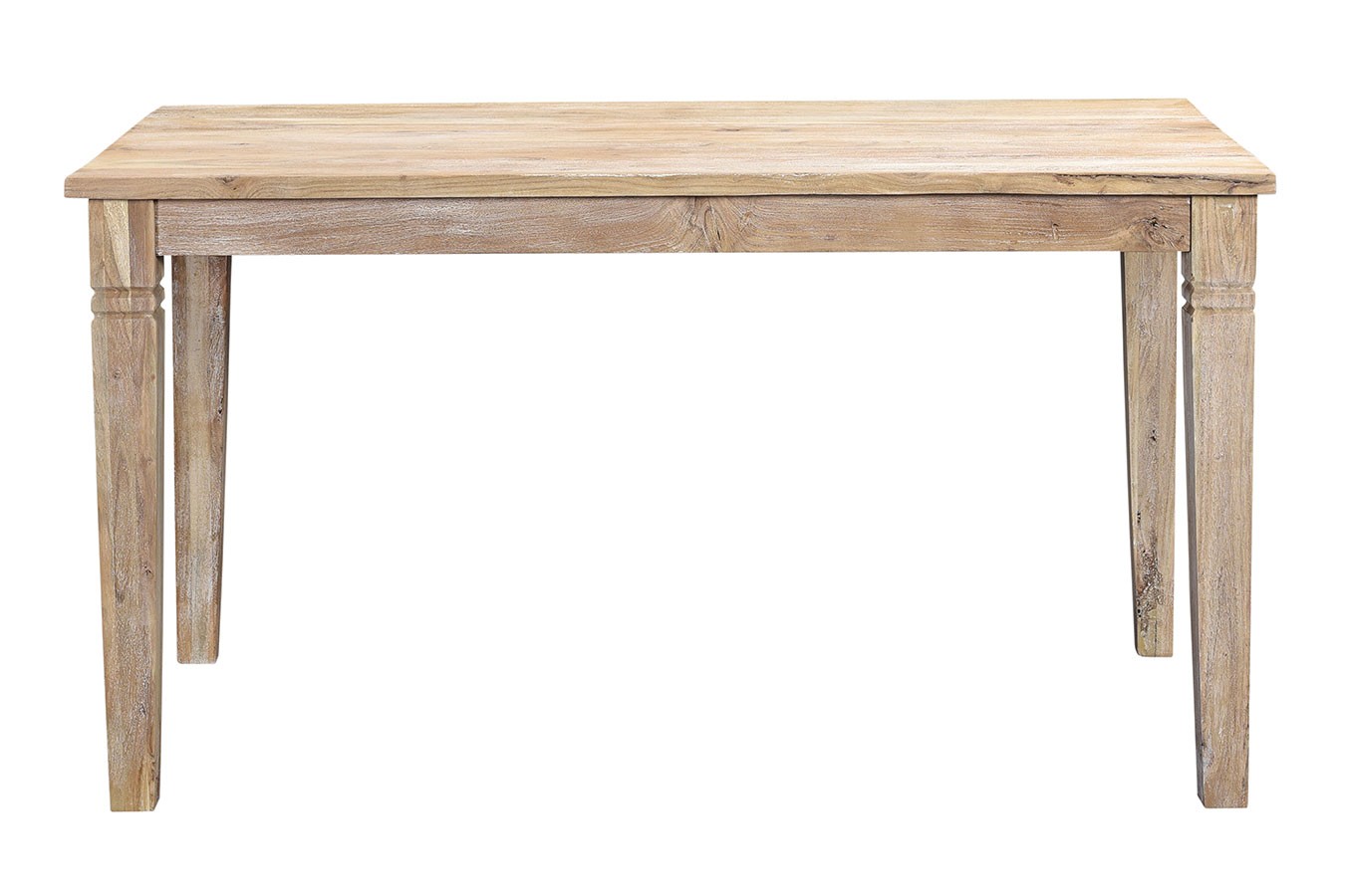 Tisch Landhaus Akazie massiv white washed B 160 cm