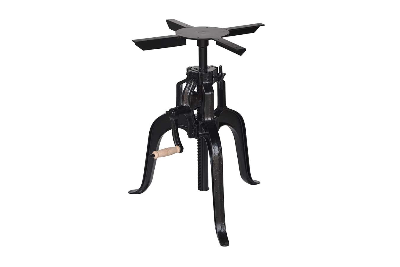 Mittelfuß schwarz höhenverstellbar bis 90cm