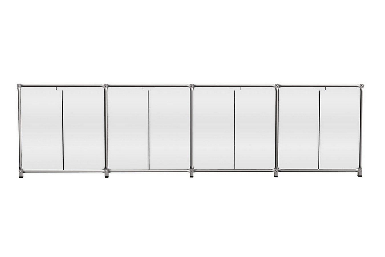 Sideboard System 180 weiß B 291 cm