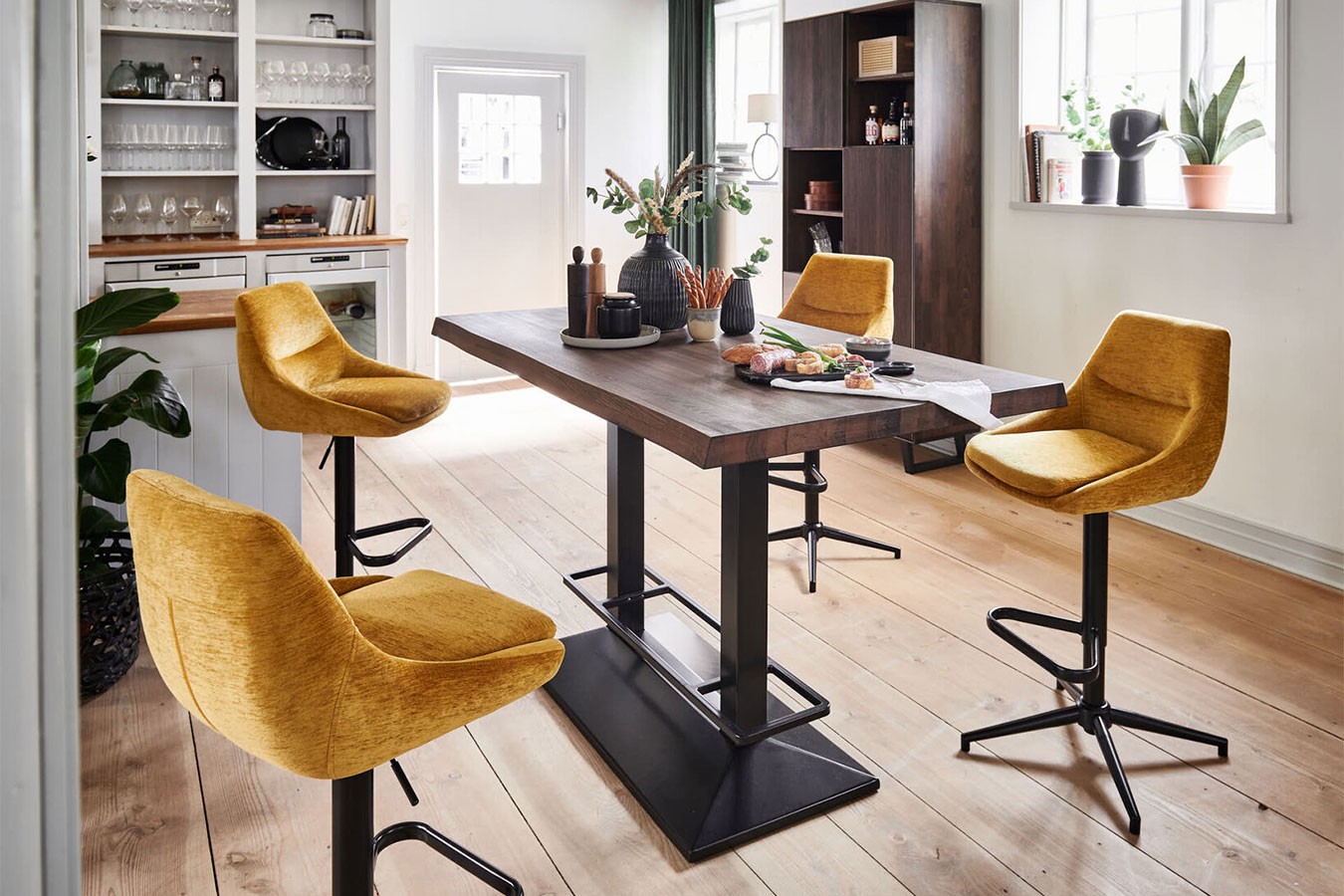 Bartisch Toulon Double Eiche Naturkante