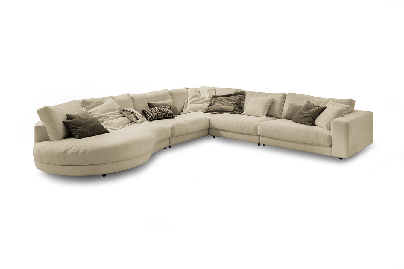 Ecksofa Downtown Stoff