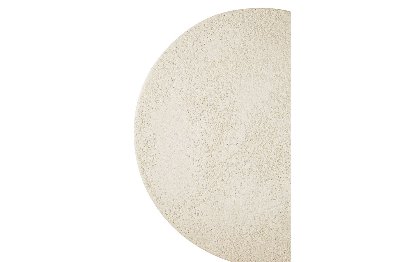 Beistelltisch Elements Mikrozement beige D 40 cm