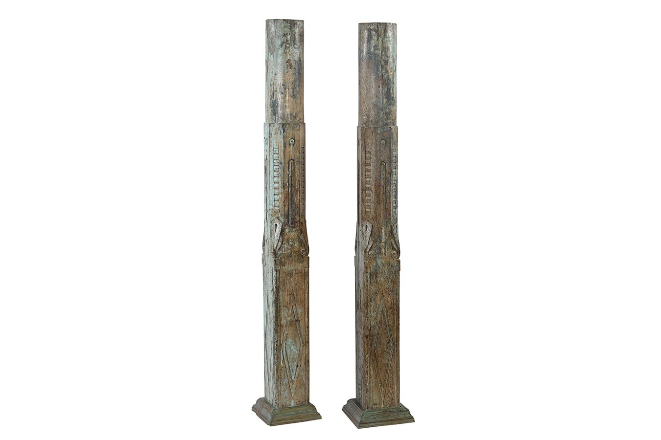 Dekosäule Massivholz H ca 150 cm