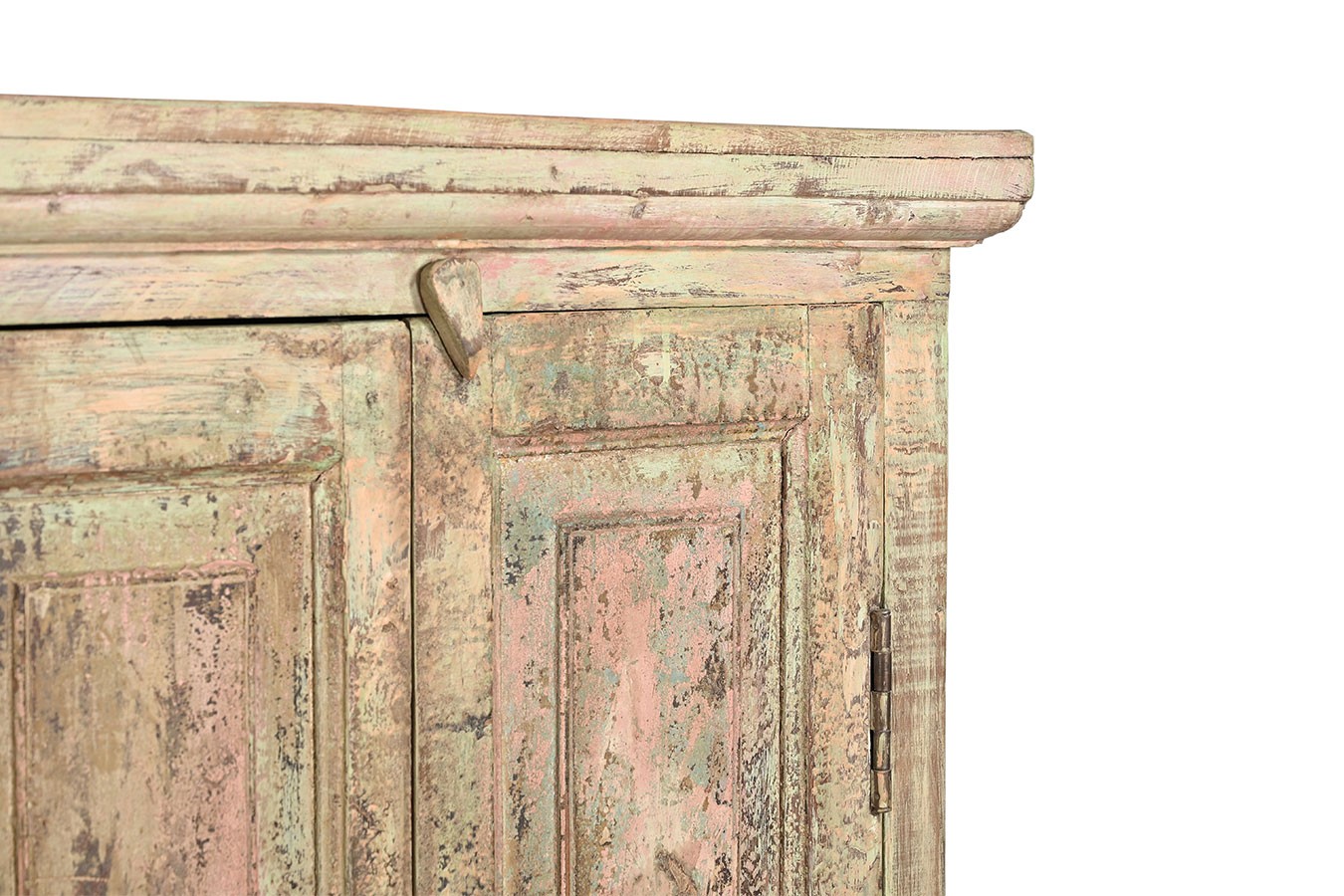 Schrank Vintage creme rosa lindgrün
