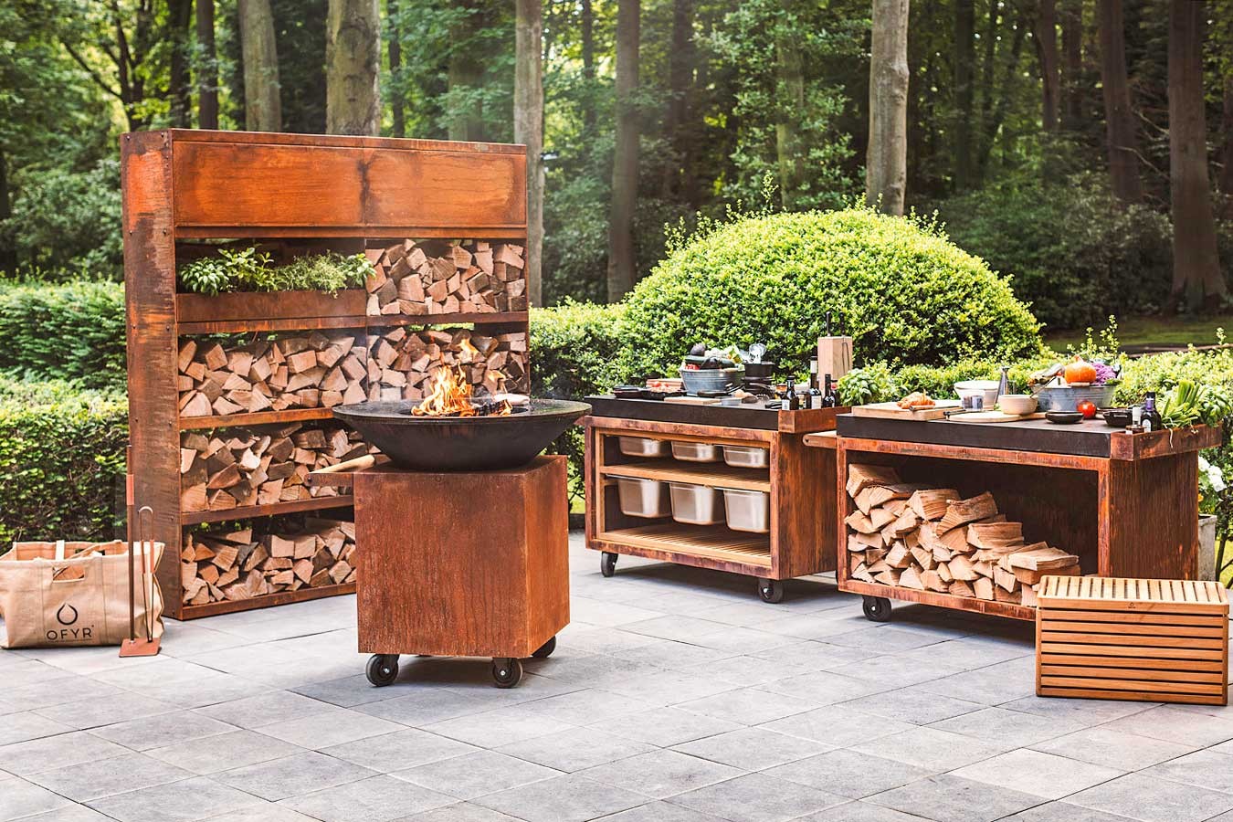 Ofyr Storage Insert PRO Teakholz Large