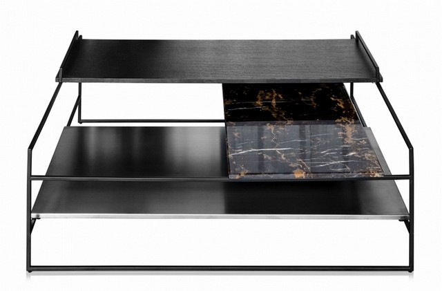 Couchtisch Architect schwarz 100 cm