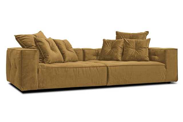 Big Sofa Brian Samt braun