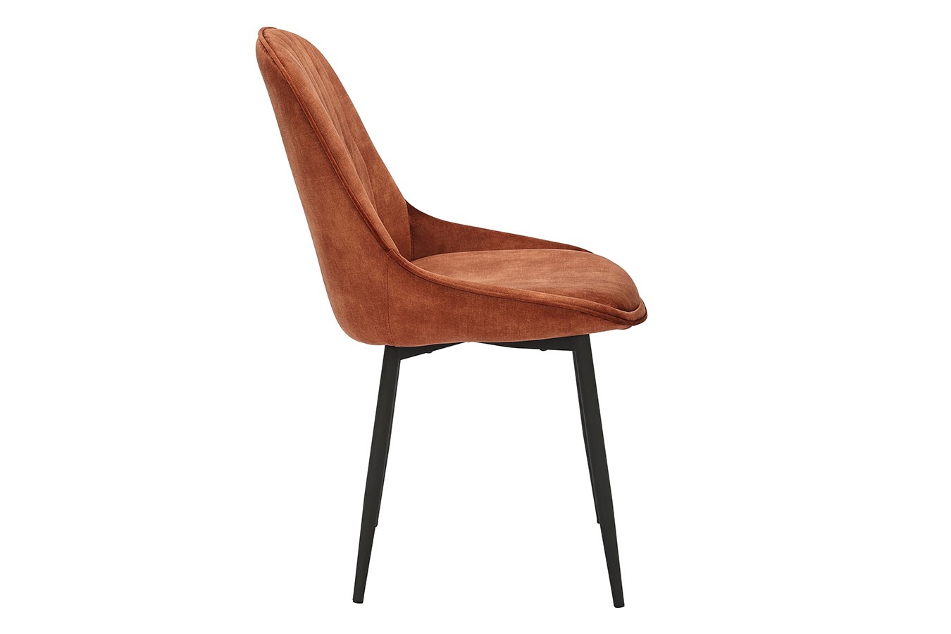 Stuhl JUL Samt Vintage rost