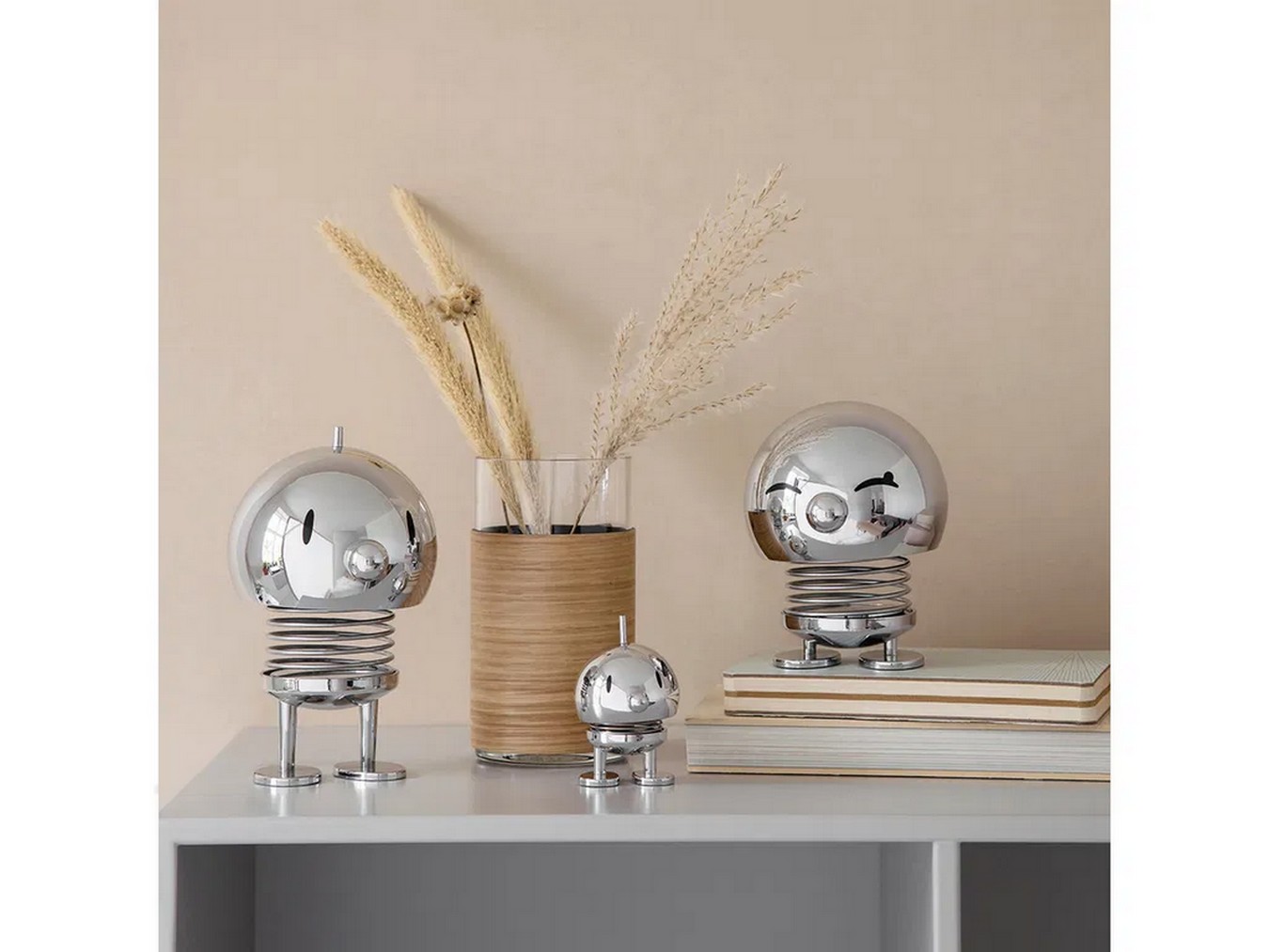 Hoptimist LED Lampe chrome L