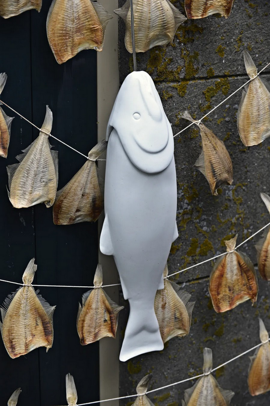 Hängelampe Fish weiss